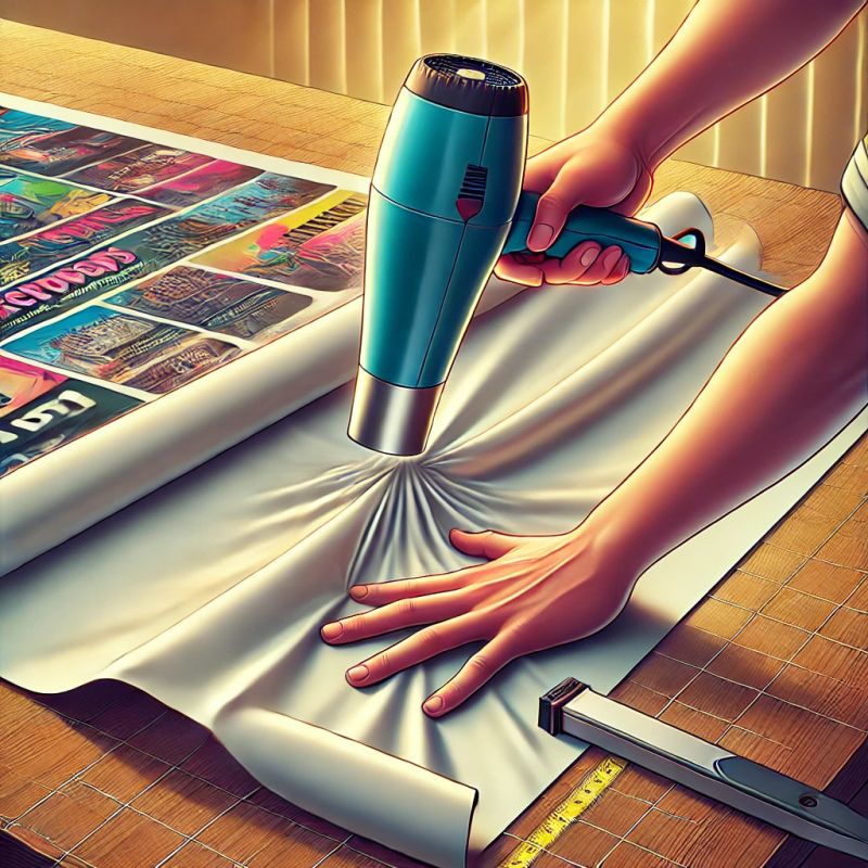 How to Remove Wrinkles from Vinyl Banners