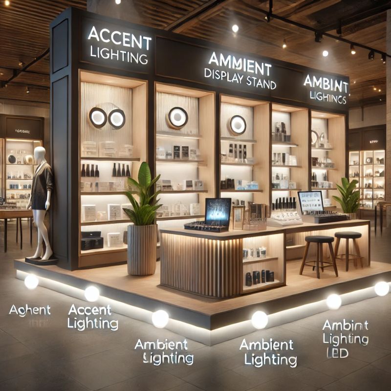 The Role of Lighting in Retail Display Stands